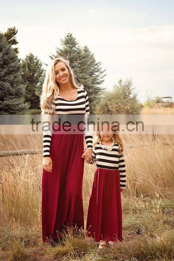 Trendy Mother And Daughter Clothes Girls Matching Family Lace Dresses Clothing