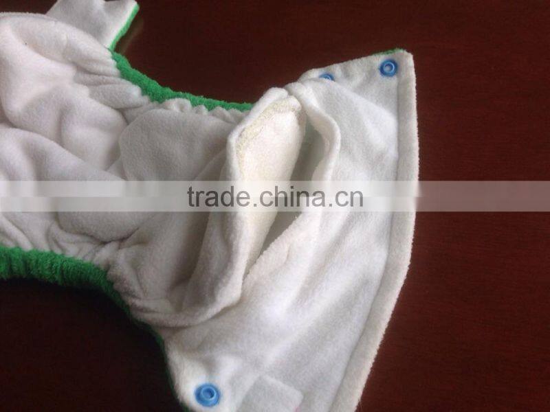 2014 Fashionable Water Proof Minky Cloth Solid Baby Diaper
