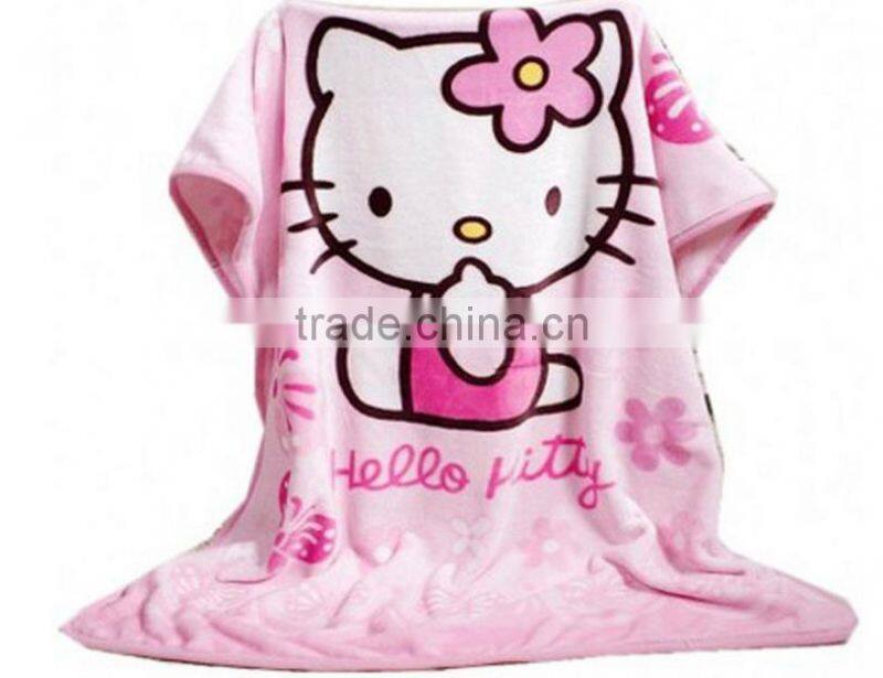 Multi Function Fashion Printed Fleece Blankets For Girl Child