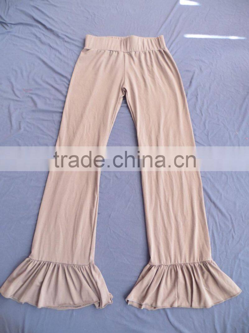 Ladies elegant Flare Wide Long Palazzo Trousers women harem pants YW-00330