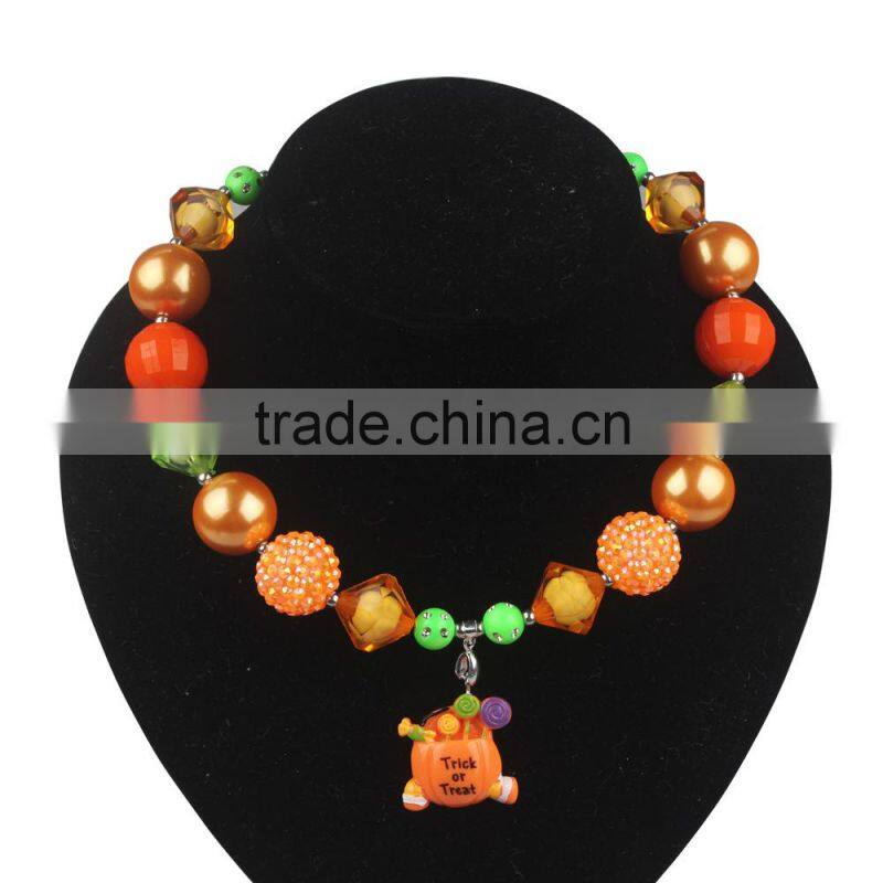 Wholesale Kids Cinderella High-heeled Shoes Crystal Pendant Chunky Necklace Jewelry Set