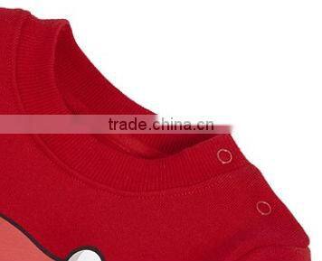 Wholesale lovely printed custom o-neck kids hoodies