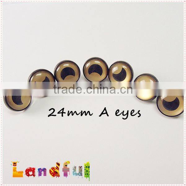 3D Gold Plastic Animal Eyes Moon Print for Plush Monster & Animal