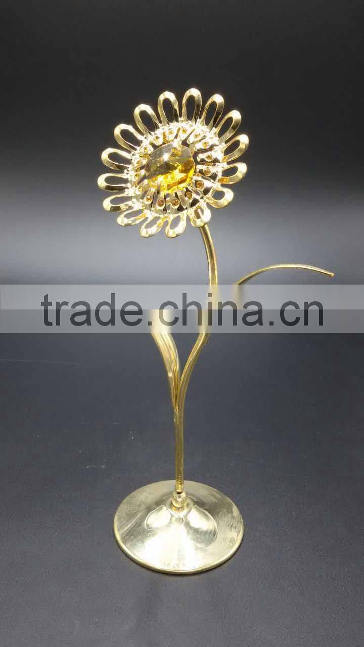 swan golden plated gift