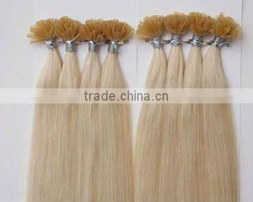tangle free aaaaaa grade cold fusion pre-bonded indian remy hair extension, i tip hair