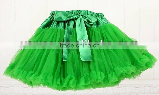 Hot Sale Girls Christmas tutu red white and green tulle tutu pettiskirt christmas Petti dress