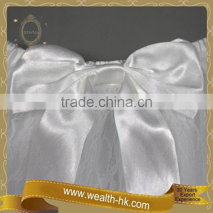 Lovely White Lace Ballerina Tutu Skirt Party Dress