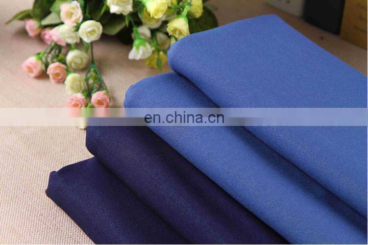 Cotton polyester stretch denim Indigo blue denim with 10oz denim fabric stock