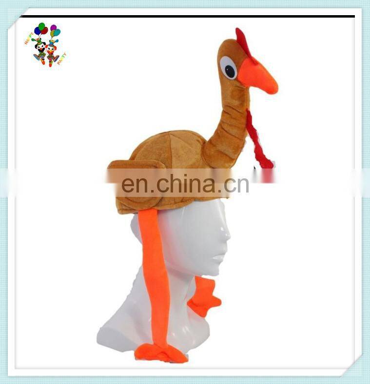 Unisex Funny Thanksgiving Party Plush Turkey Hats HPC-0247