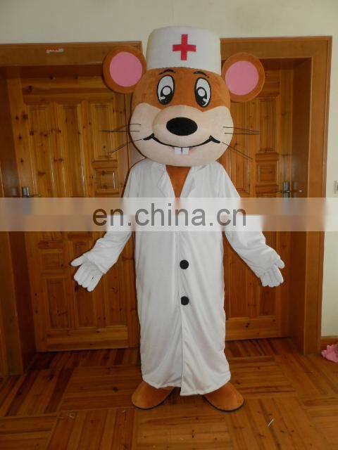 promotional custom advertising mouse costume for adult wearing