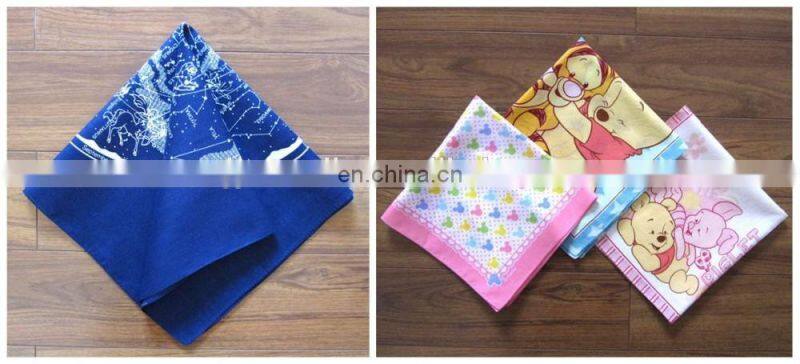 custom butterfully cartoon printing simple Polyester Fashion shawl silk scarf