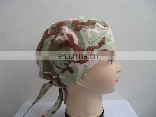 Active printed 100% cotton, bandana cap,colorful, customized, pirate cap,doo-rag