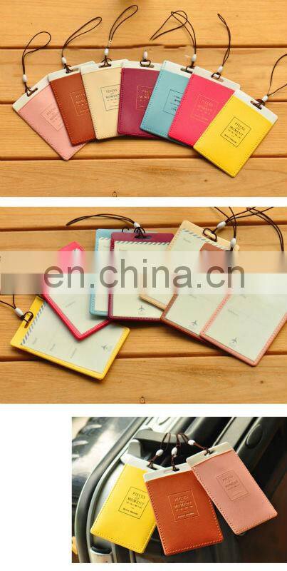 Low price wholesale luggage tags with you LOGO