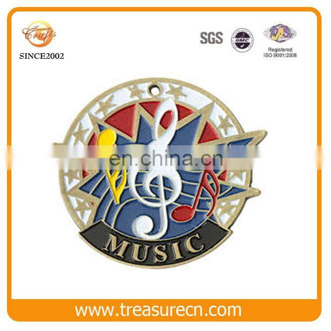 70mm Matt Golden High Raised Blank Metal Medal/Casting Sport Medallion