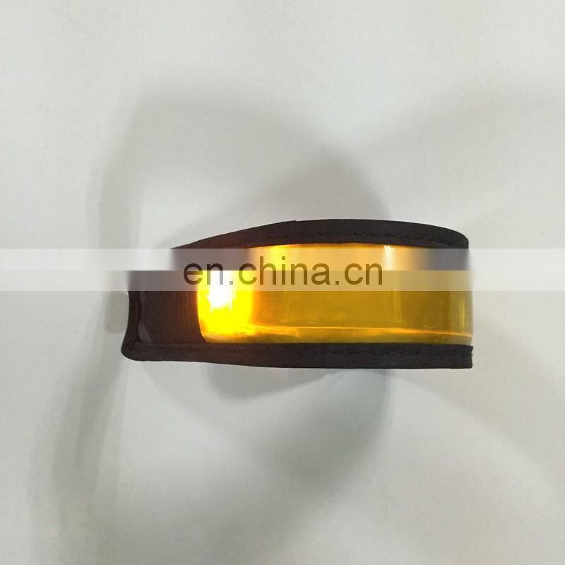 high quanlity LED custom slap bracelets armbands for running