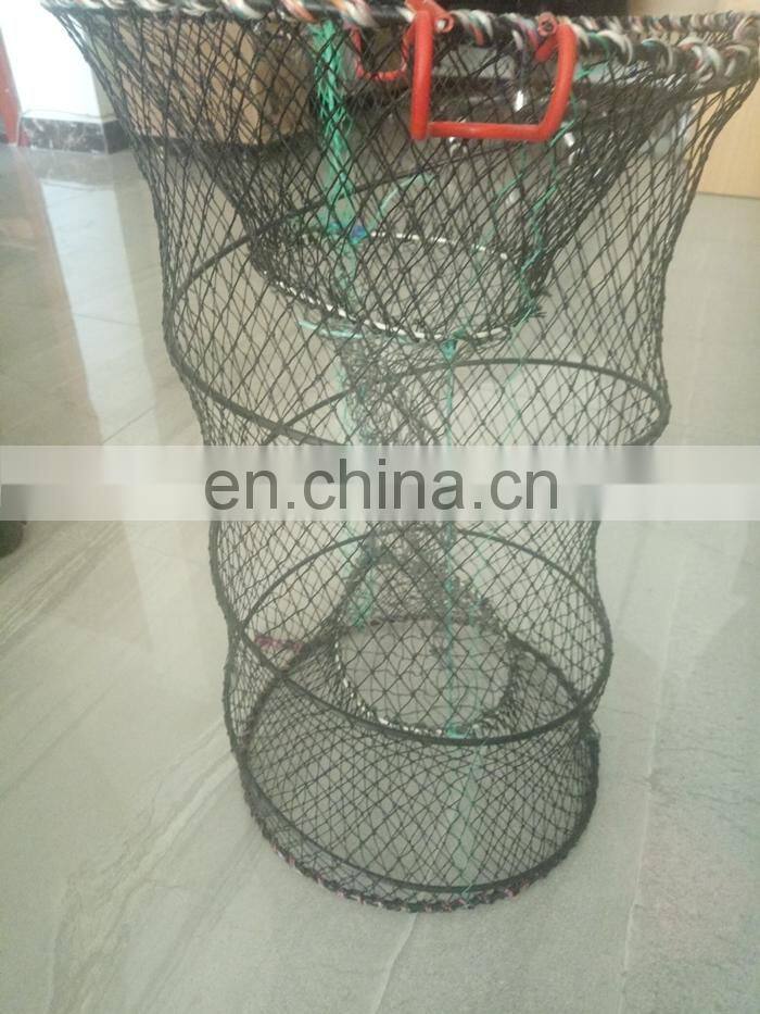 plastic coated wire Spring trap lobster fish traps