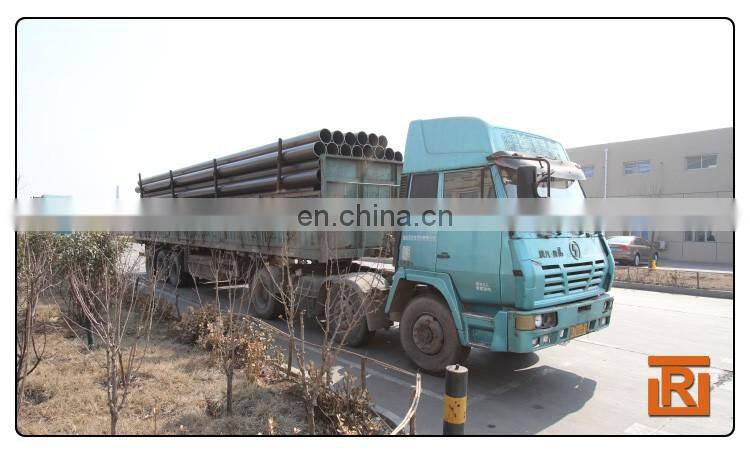 ASTM A53 schedule 40 Black ERW round carbon steel tube iron pipe price