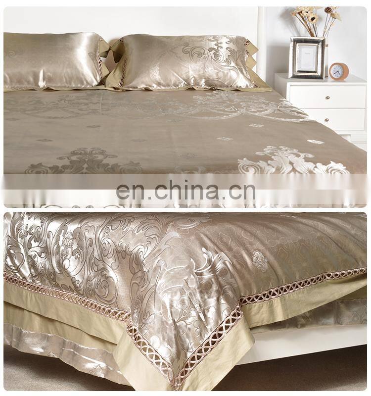 Wholesale Super Soft Natural Comfort Satin Luxury Cotton Bedding Comforter Bed Set For Room