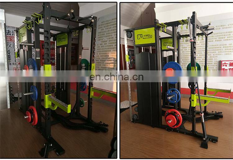 Top selling fitness hammer strength smith machine manual equipment deep squat rack