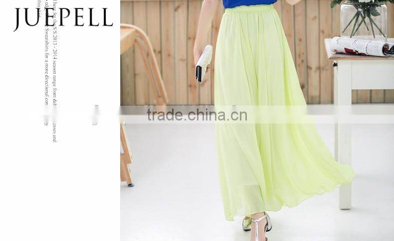 hot selling wholesale high waisted sexy long ladies skirt