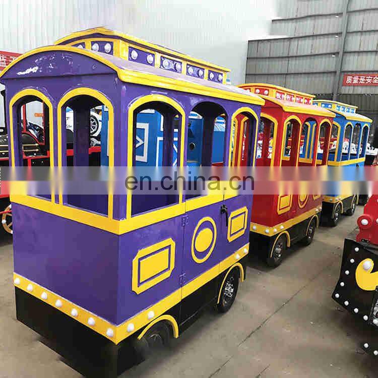 manege amusement park trackless electric train rides for sale