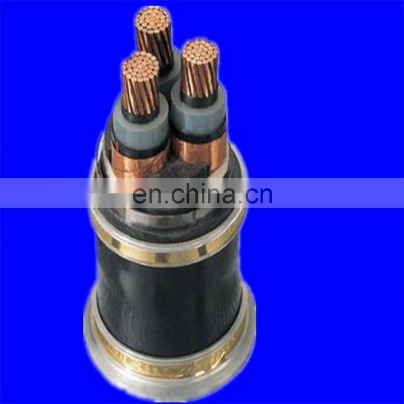 12/20kv 3 core CU /AL conductor XLPE insulated YJV32 YJLV32 YJV33 YJLV33 power cable