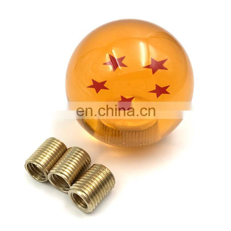 Custom car decoration auto parts esferas dragon ball gear shift knob
