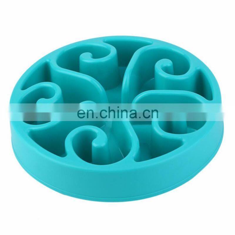 Portable Size Healthy Food Bowl Slow Eating Anti-Choking Anti Choke Dog Cat Pets Feeder Home Pet Accessories
