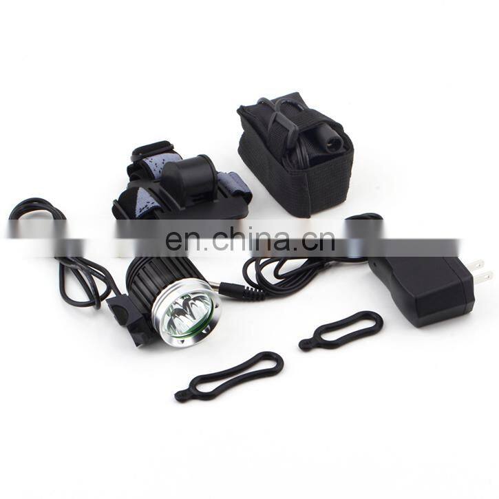 4000Lm 3x XML -T6 LED Bicycle Bike Rechargeable Headlamp Flashlight Torch