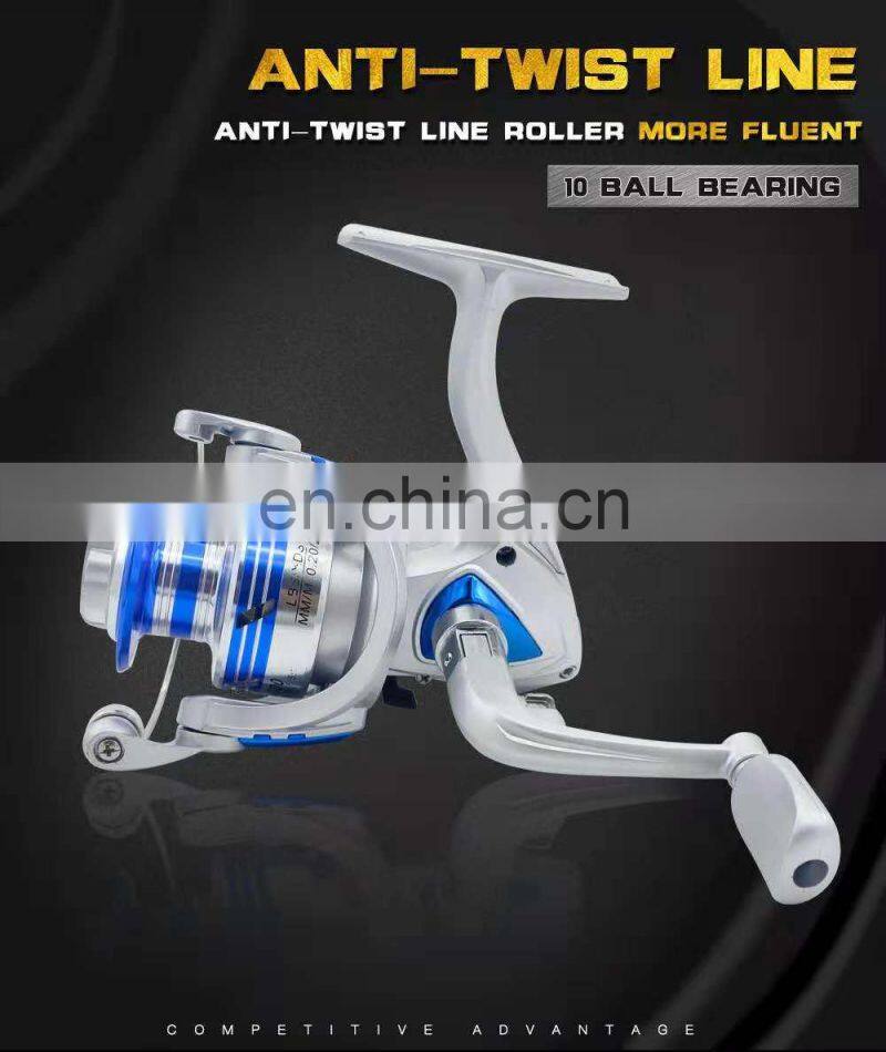 Interchangeable fishing rod spinning casting fishing reel