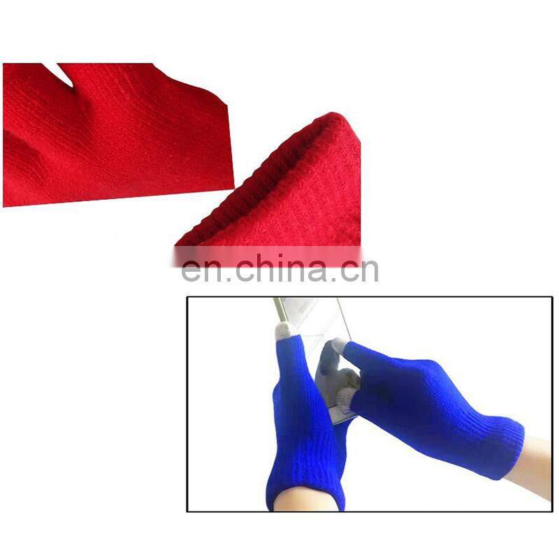 100% Cotton Warm Windproof Touchscreen Breathable Work Gloves Unisex