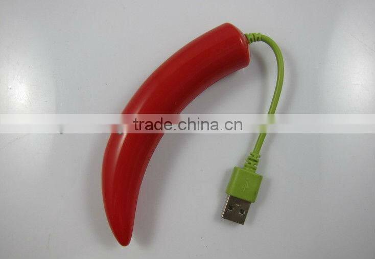 4 Port 2.0 USB HUB/ Cayenne pepper style