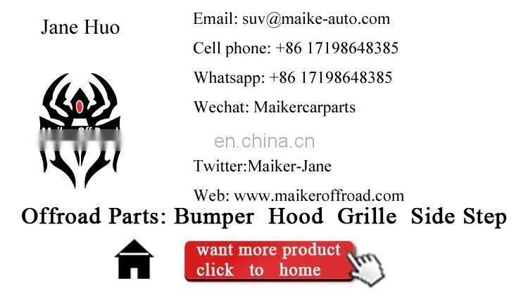 Maiker aluminum three-piece hood handle for Jeep  wrangler JK 2007+ 4x4 accessories