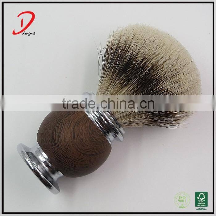 high quality metal shaving brush,silvertip badger hair knot shaving brush