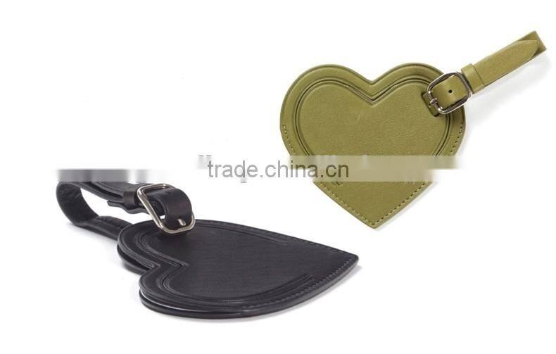 colorful genuine cowhide leather luggage parts baggage tags travel accessories for decoration