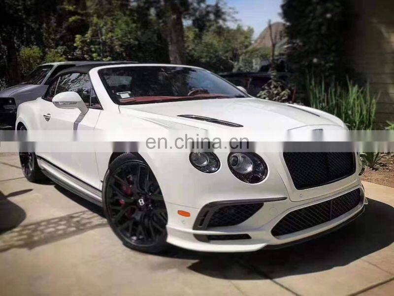 Runde Newest Front Rear Bumper Grills Fenders Sport Body Kit For Bentley 2012 Year Continental GT GTC Upgrade To 2018 Year