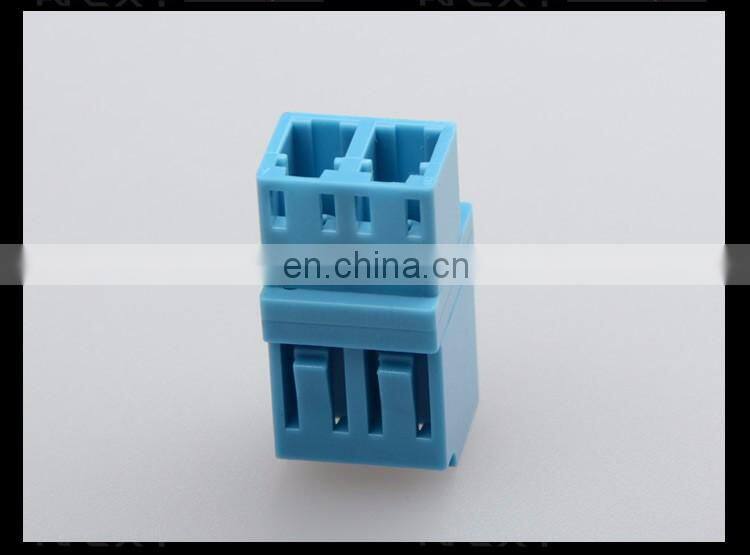 2 Port core Dual LC PC UPC APC SM Duplex Fiber Optic Adapter