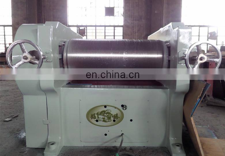 High speed high viscosity pigment or ink three roller mill