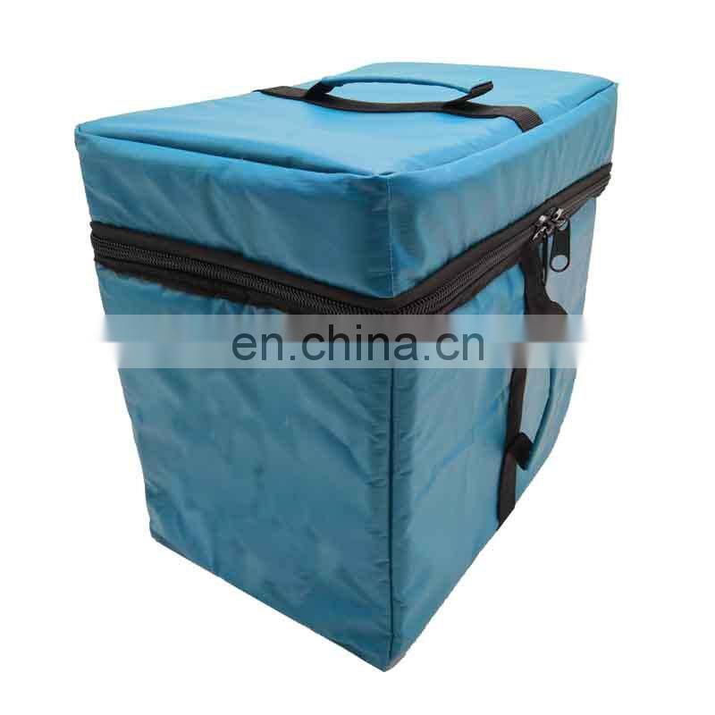 China Wholesale High Quality OEM Branded Transport Collapsible Cooler Bag Insulated Leakproof Food Delviery Bags Thermal Box