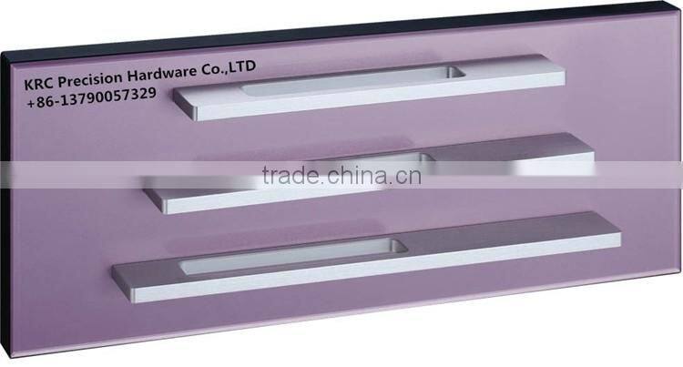 Aluminum Black Door Handle For Wooden Cabinet Door