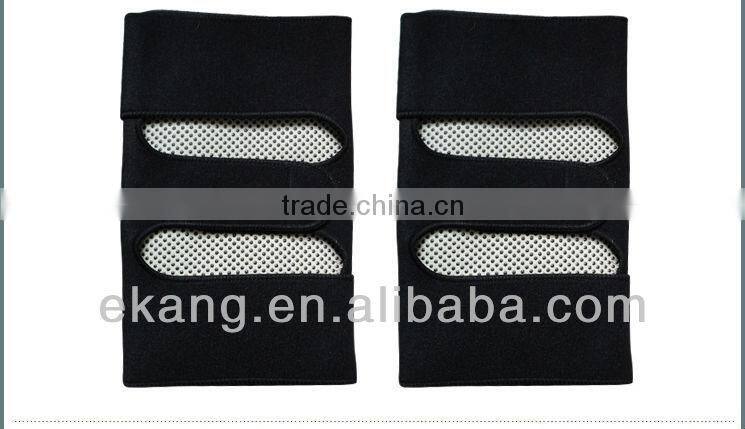 Tourmaline magnetic self-heating knee pads