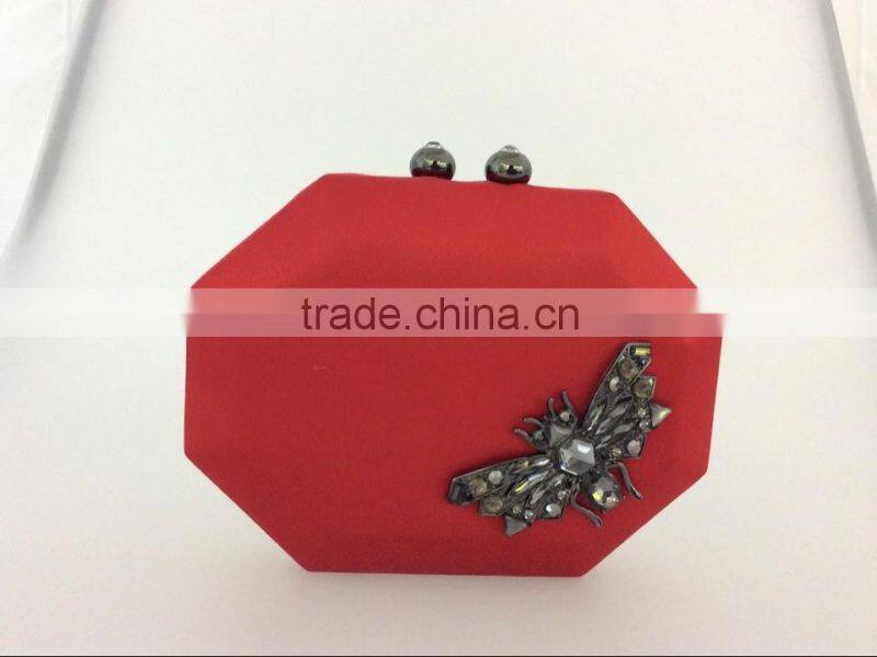 woven purse, fashion woven pu evening handbag made in china