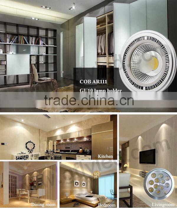 Pure White LED COB GU10 Spotlight AR111