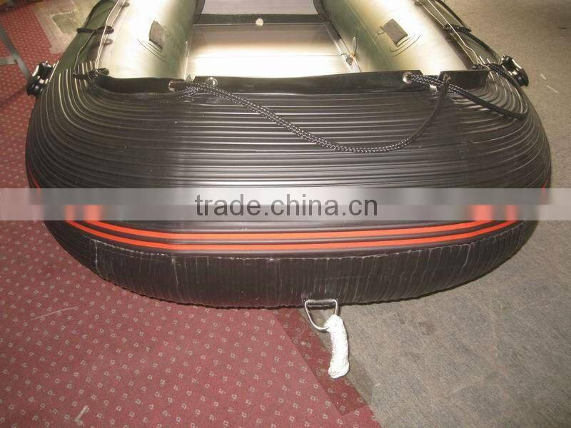 CE 2012 Hot selling Hypalon/PVC Aluminum sport boats 330 Inflatable Boat