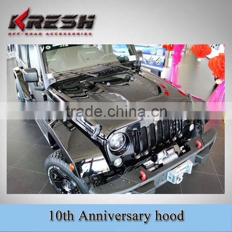 Multifarious hood for wrangler jk, 10th annversary hood, wrangler avenger hood, trasformers hood