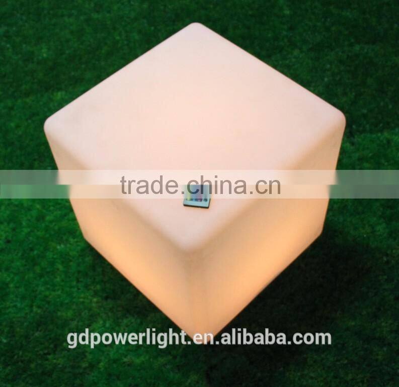 LED light decotative cube with remote control C007d