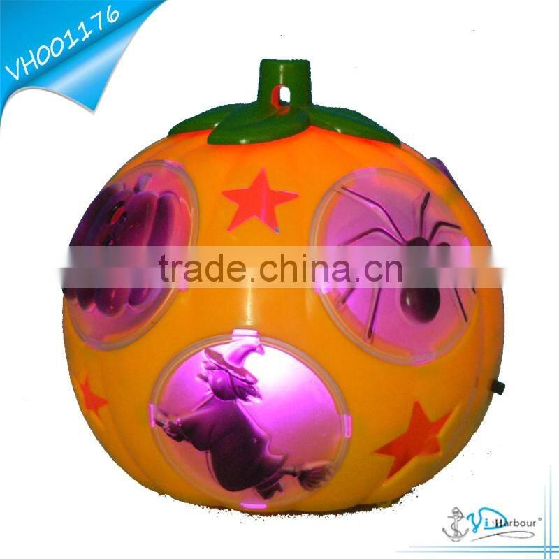 New Hallween Party Favor Pumpkin Flash Light Toy