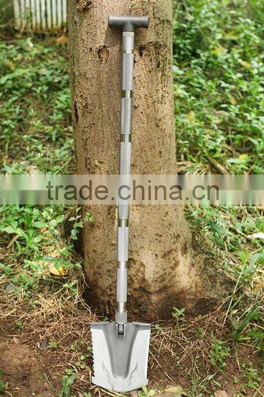 Compact Utility Sapper Shovel Combined Hatchet and Hoe within Saw