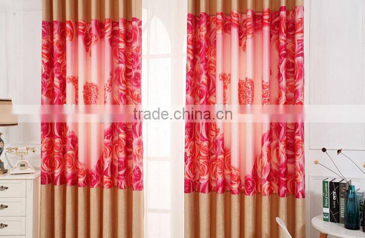 New 3D digital print curtain curtain for the living room