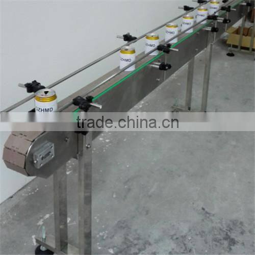 cosmetic glass bottle conveyer belt for cosmetic bottle